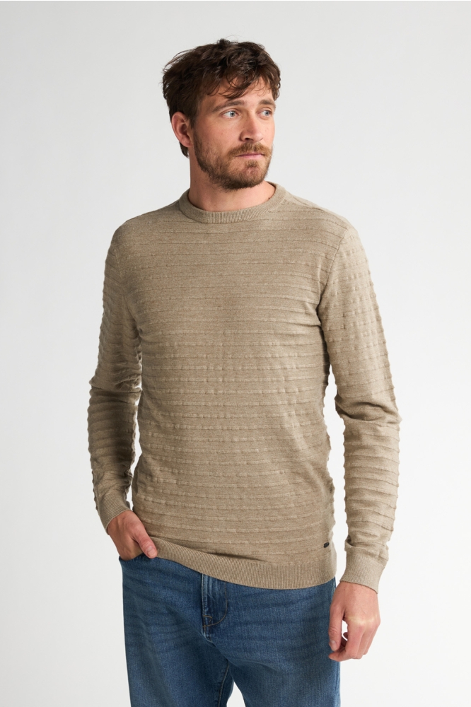 KNITTED SWEATER THORNEWOOD M 3050 KWR269 7146 Tan